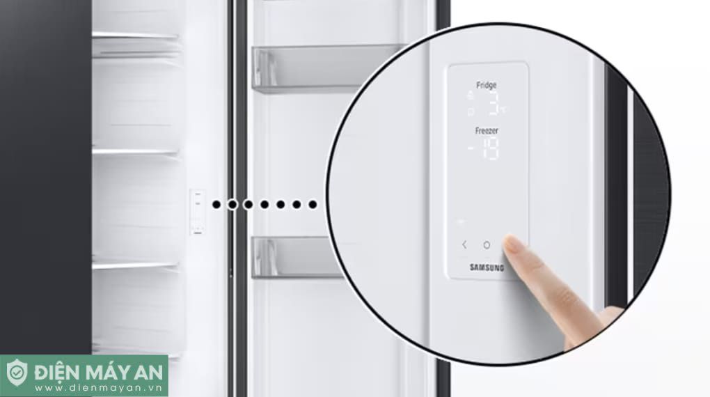 Tủ Lạnh Samsung Inverter 583 Lít Side By Side RS57DG400EM9SV